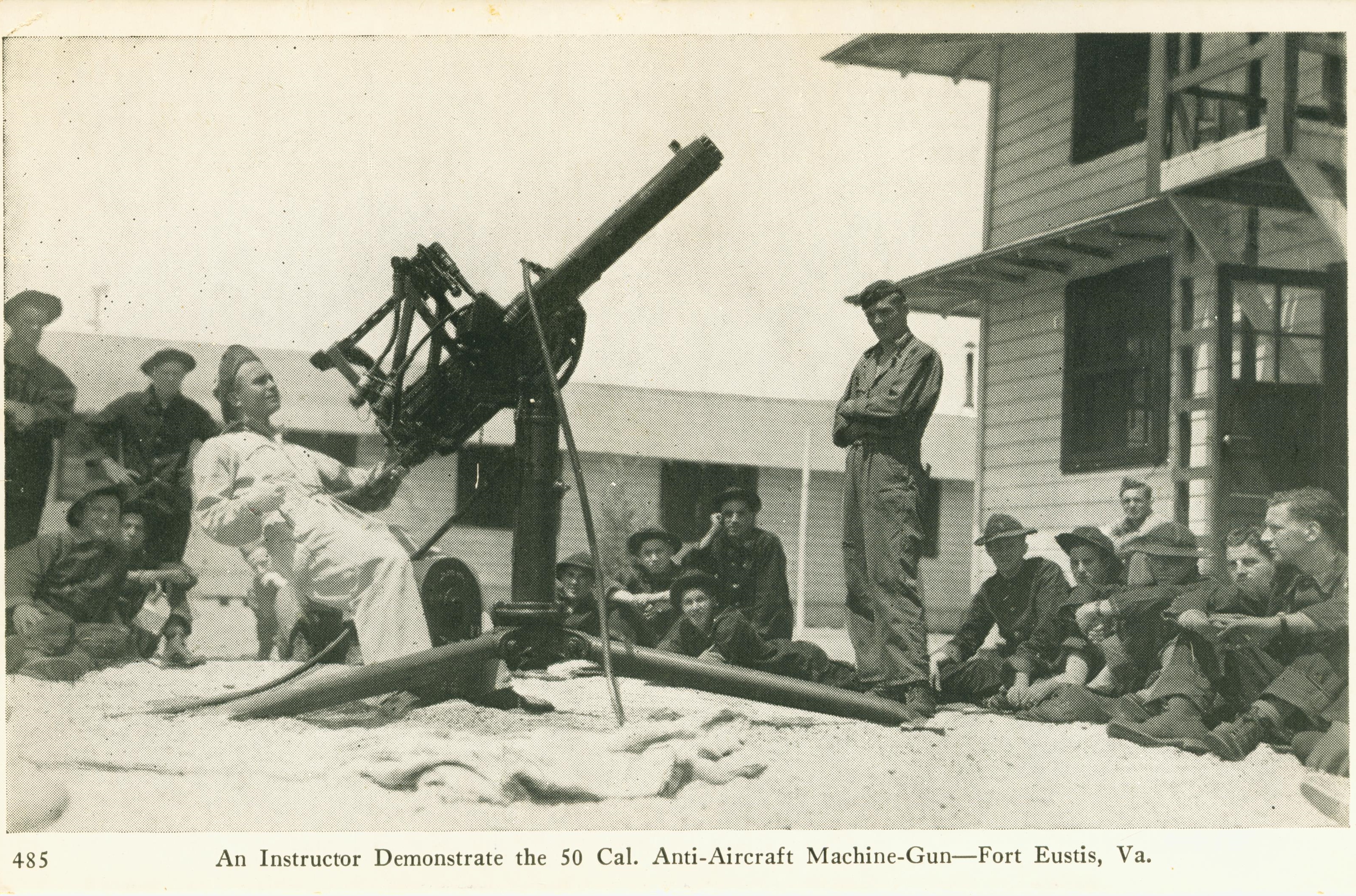 50 cal. anti-aircraft gun Fort Eustis VA