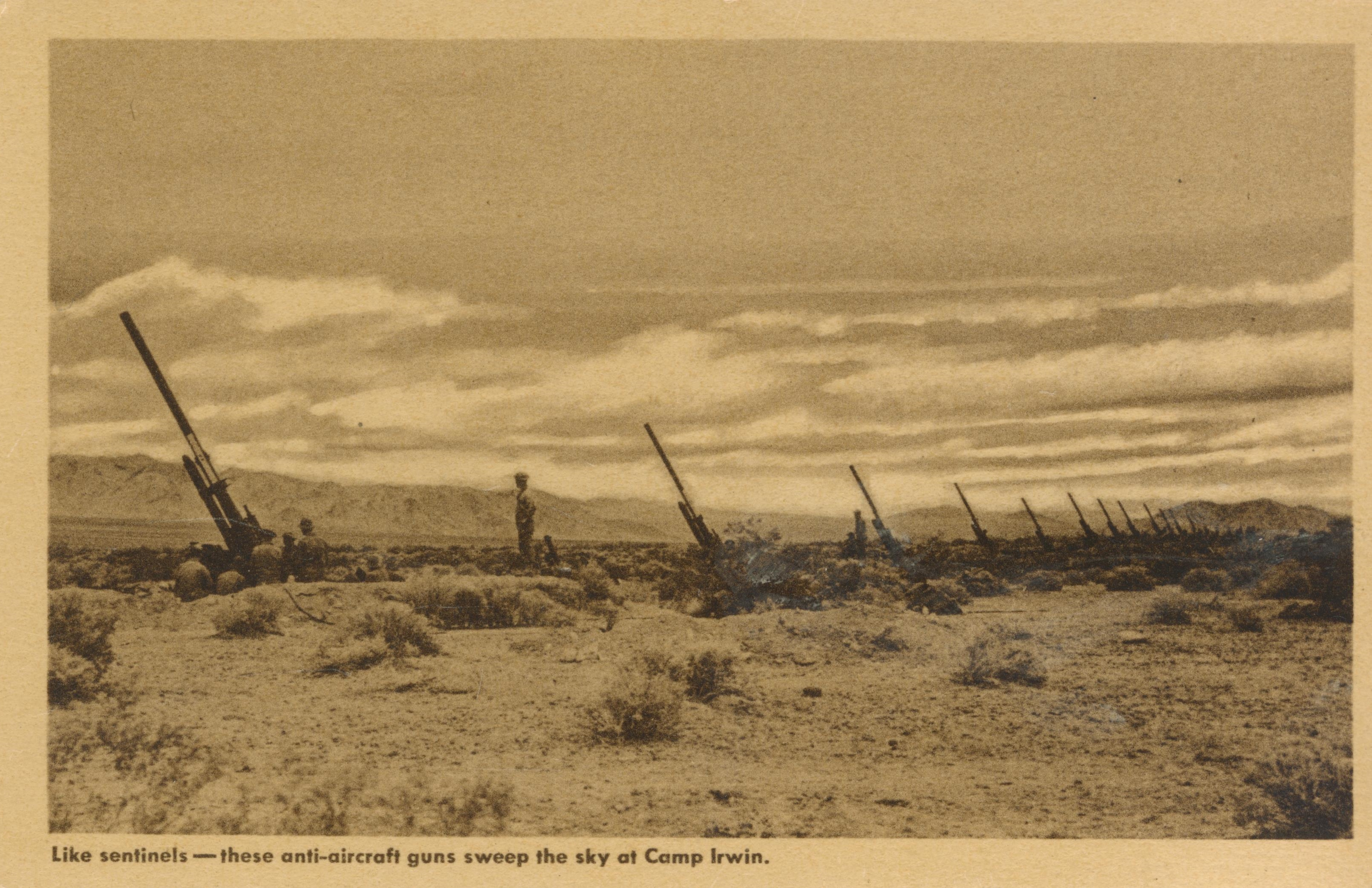 AA Guns Camp Irwin