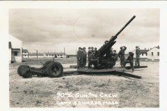 90 mm anti-aircraft gun Camp Edwards Mass 1951