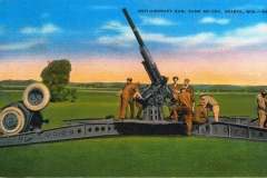 Anti-aircraft gun Camp Mc Coy Sparta Wis