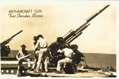 Anti-aircraft gun Fort Sheridan IL