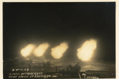 Night Firing 3 inch AA gun Battery B 61 CA Ft Sheridan IL