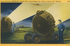 Searchlight used to detect the enemy