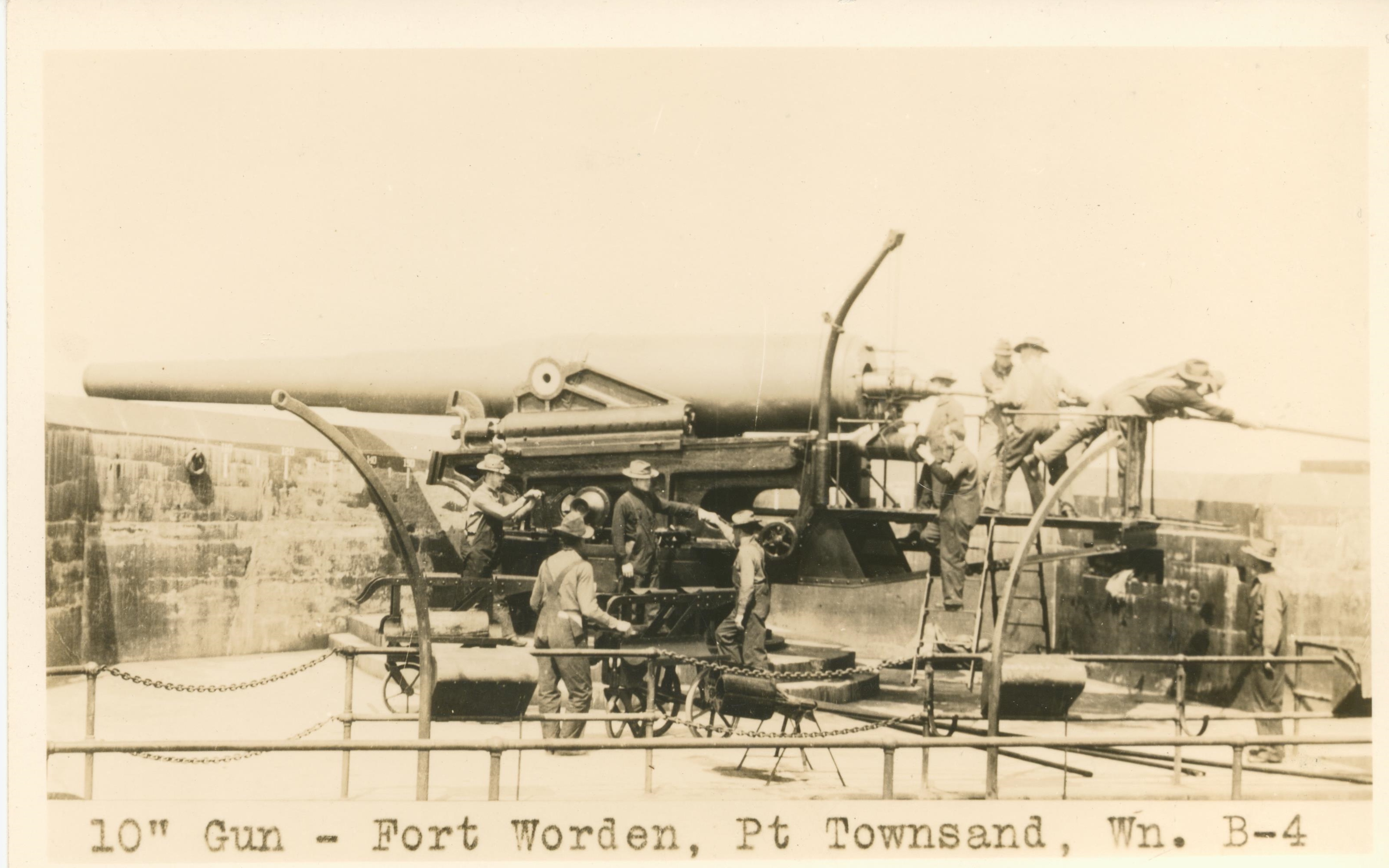 10 inch gun Fort Worden