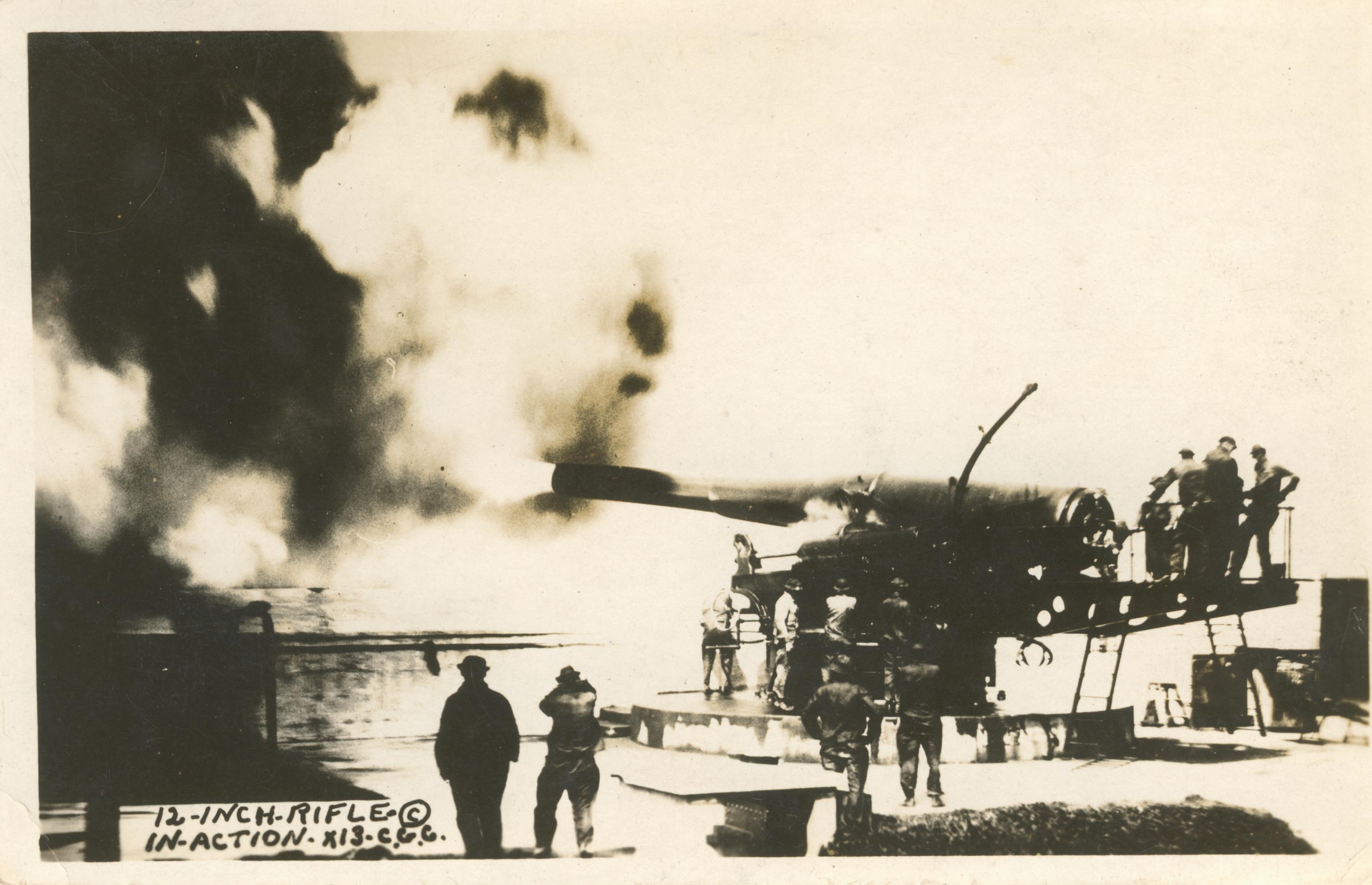 12 inch rifle in action