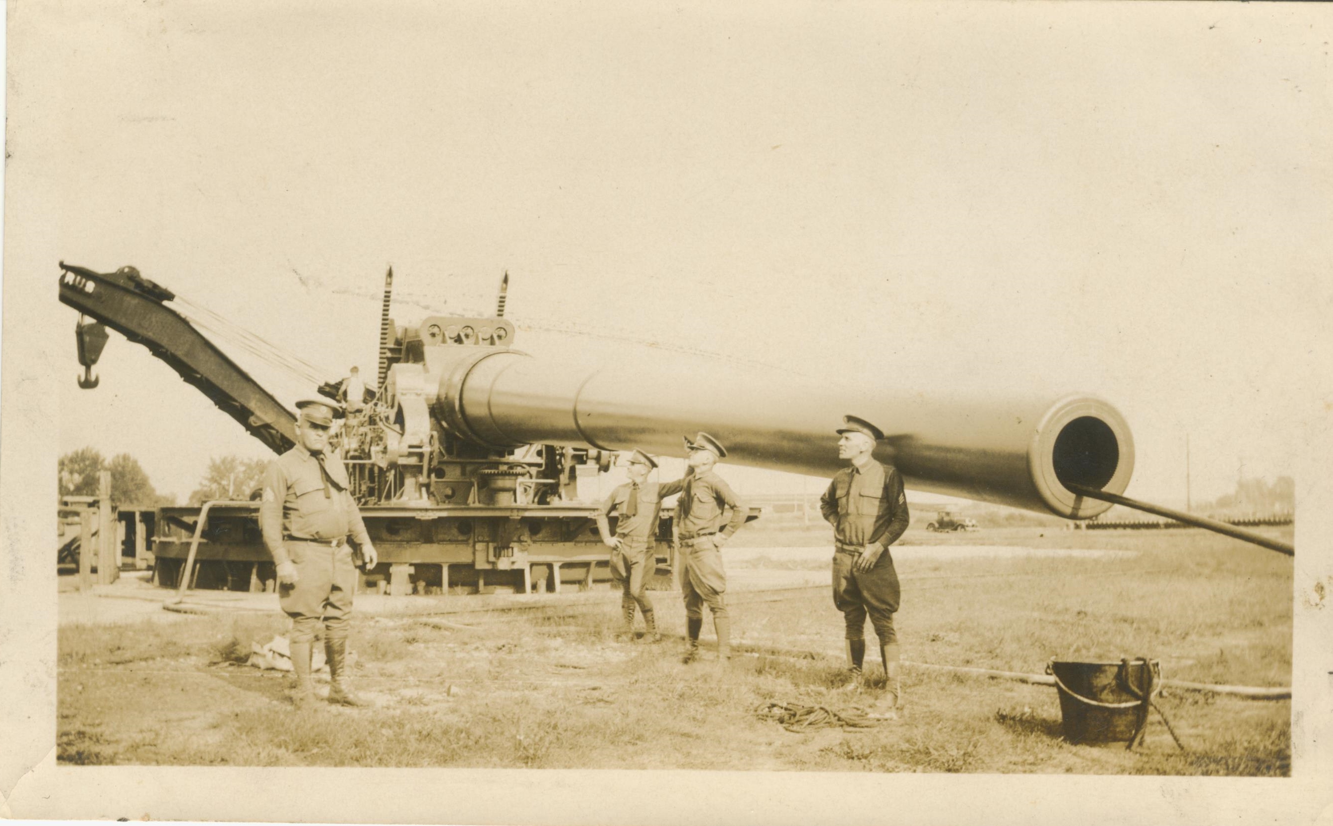 16 inch gun unknown location