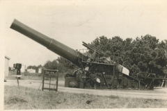 Post Marked Fort Monroe 1932 states photo is 16 inch gun