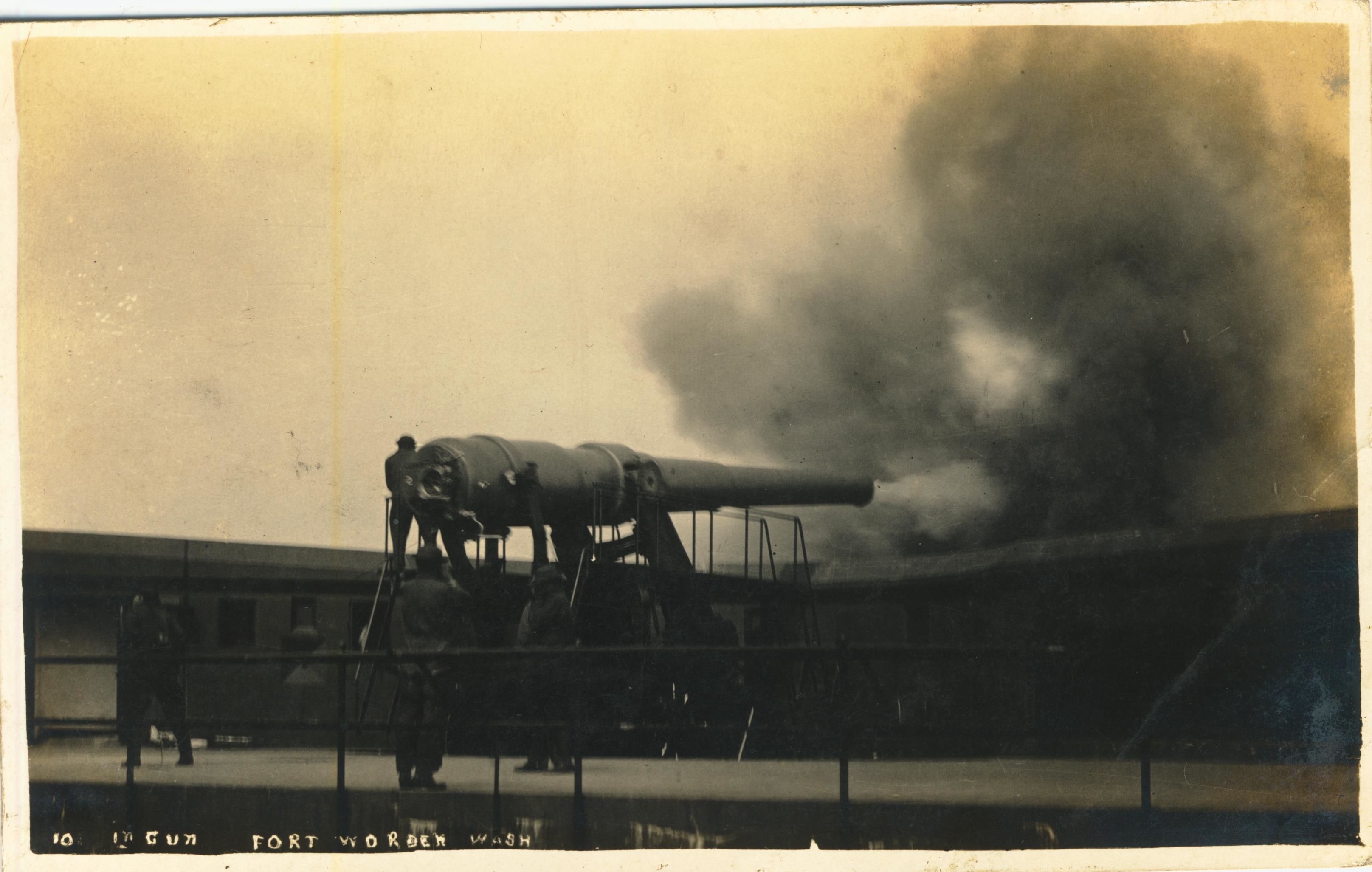 10 Inch Gun Fort Worden Wash