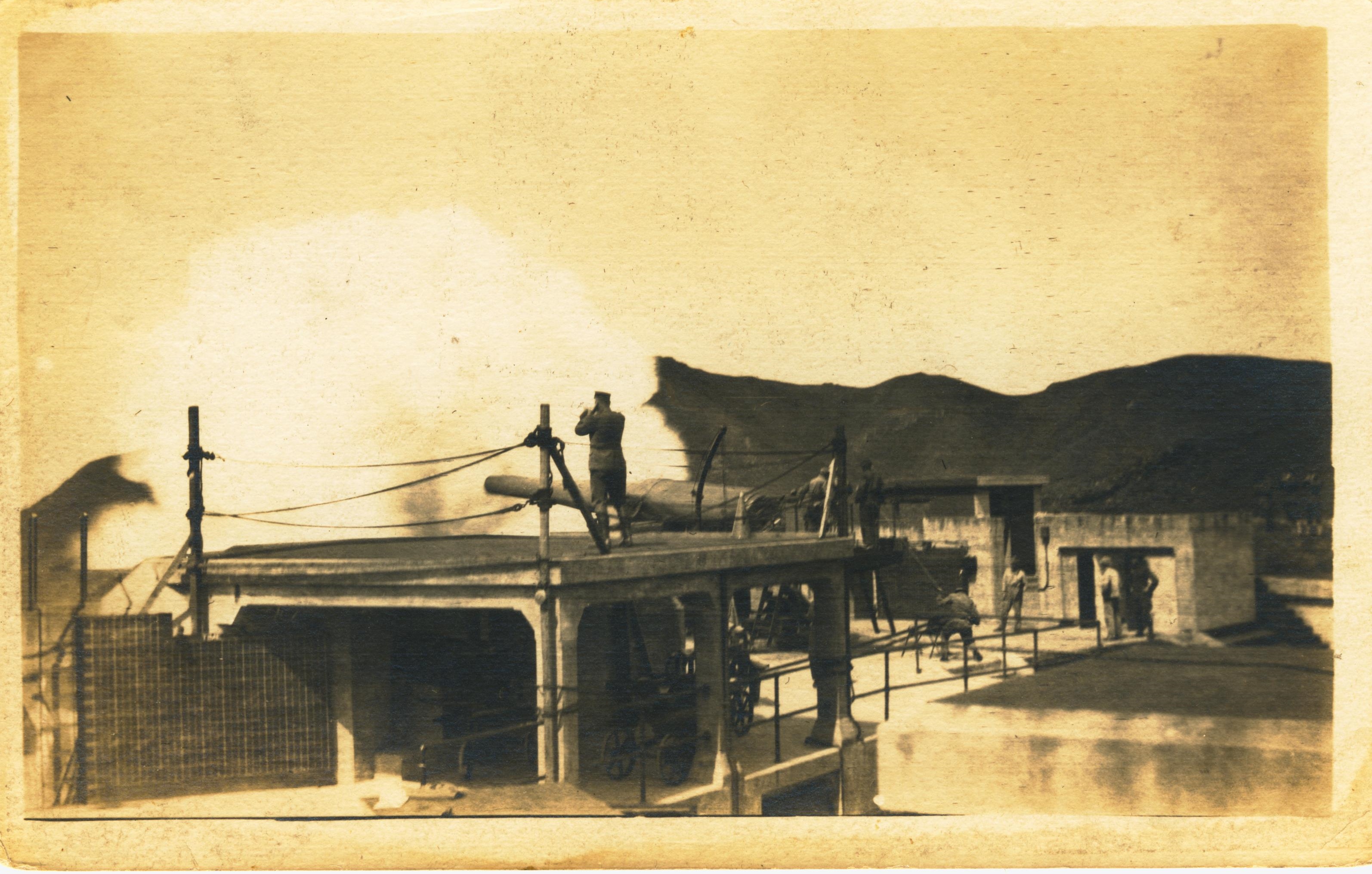 Battery Spencer Firing 12 Inch Barbette Gun Fort Baker CA Photo 3