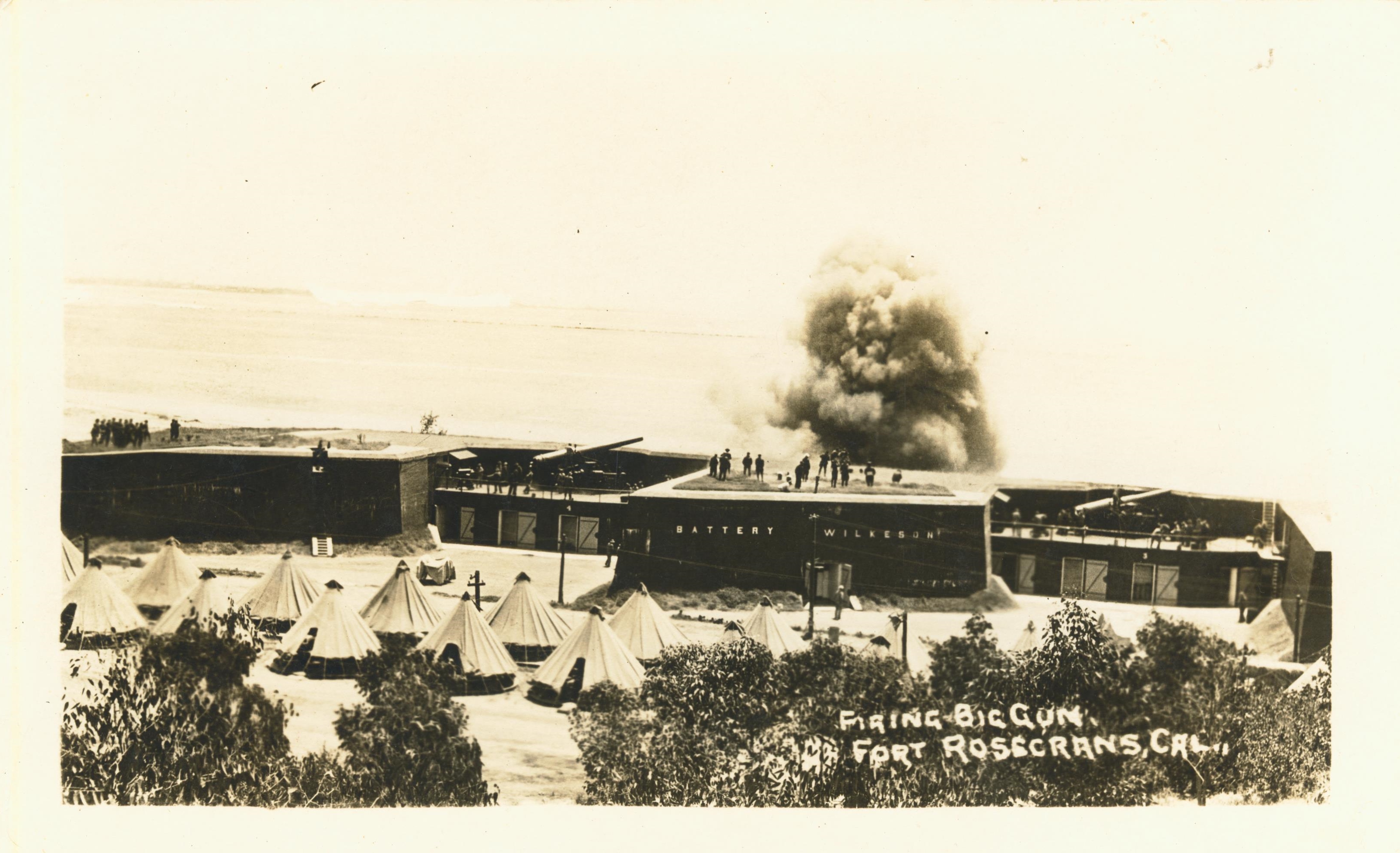 Firing Big Guns Fort Rosecrans CA