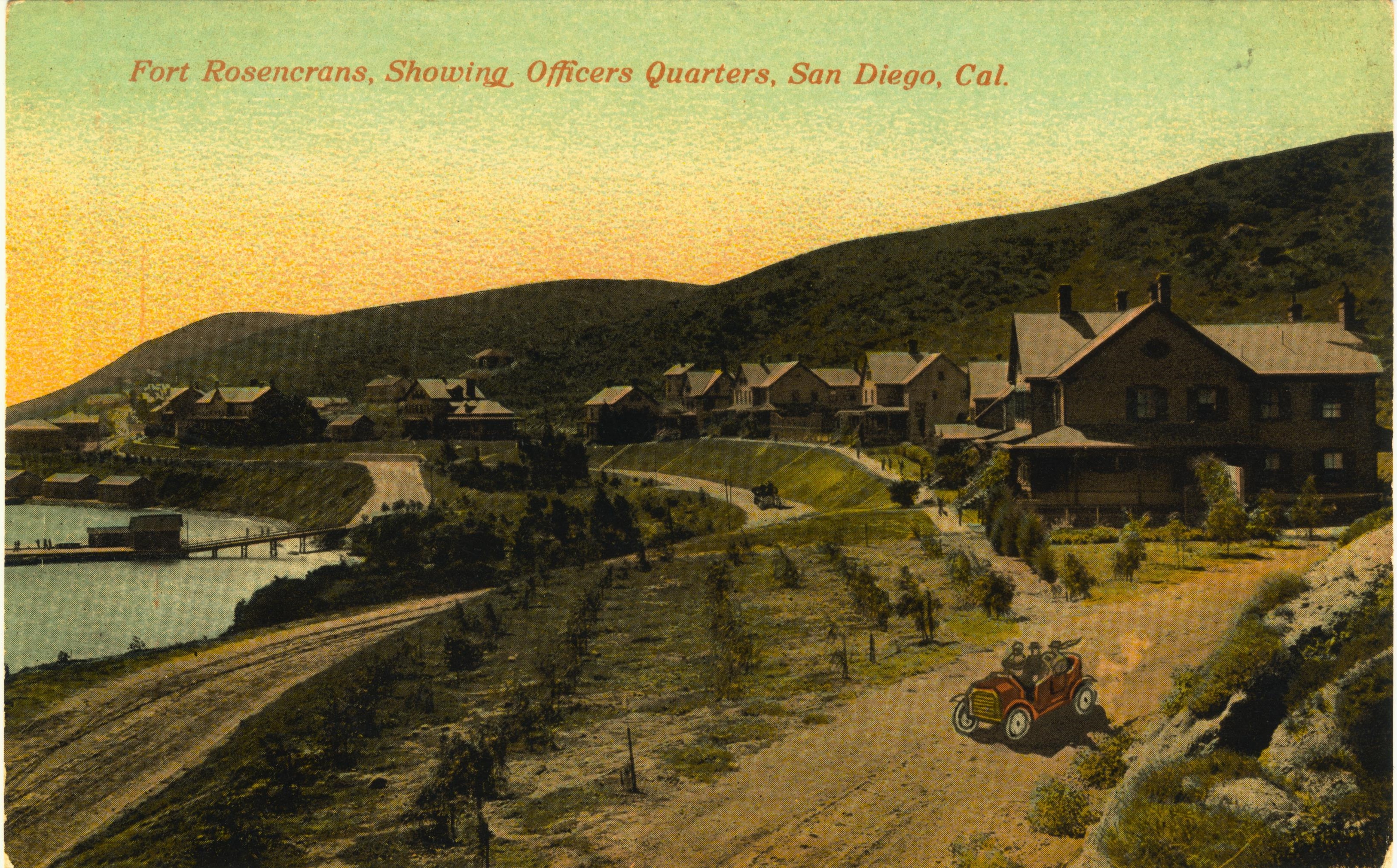 Fort Rosecrans CA Showing Officers Quarters