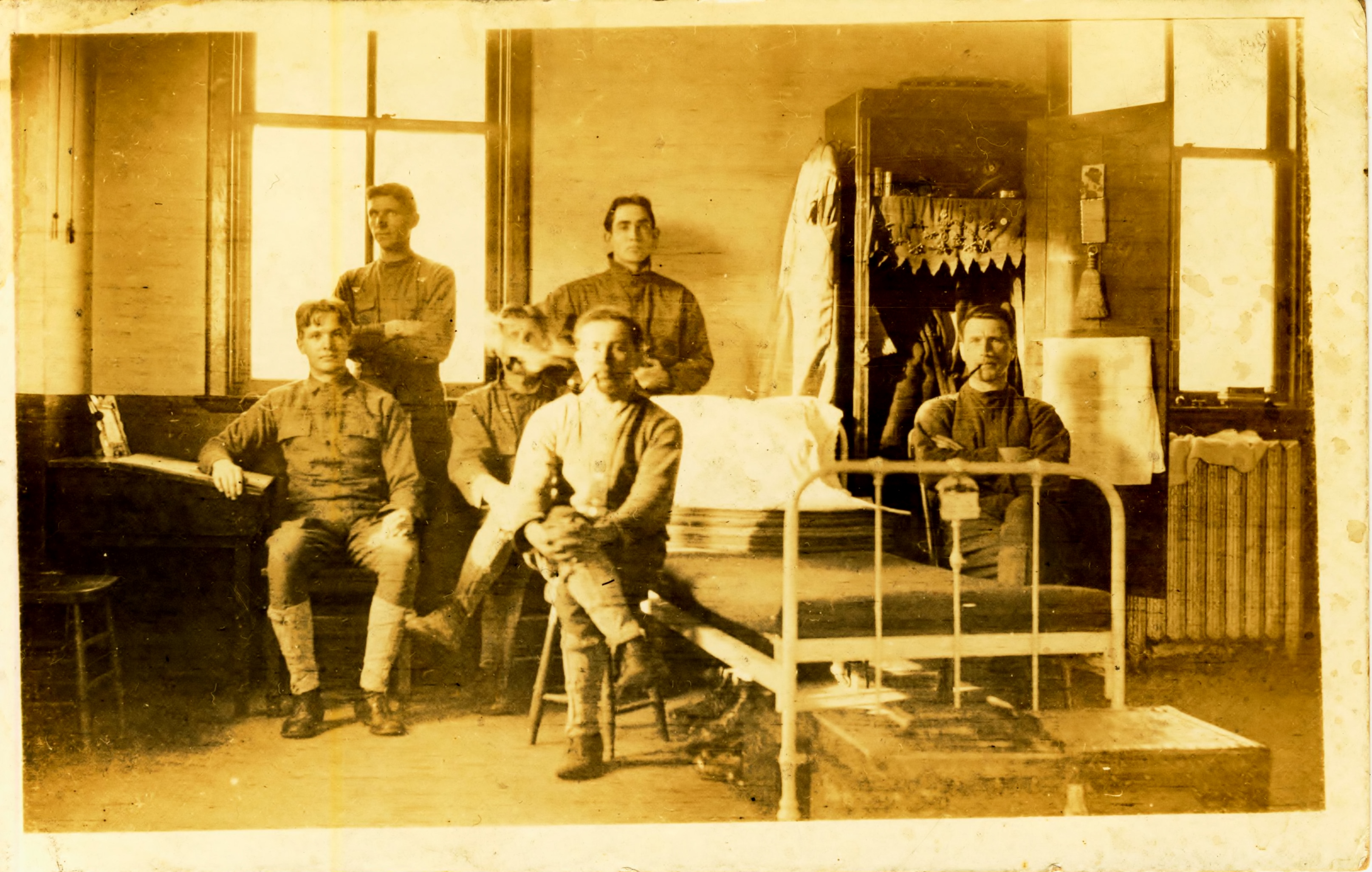 On back Fort Worden 6th Co C.A.C. Band