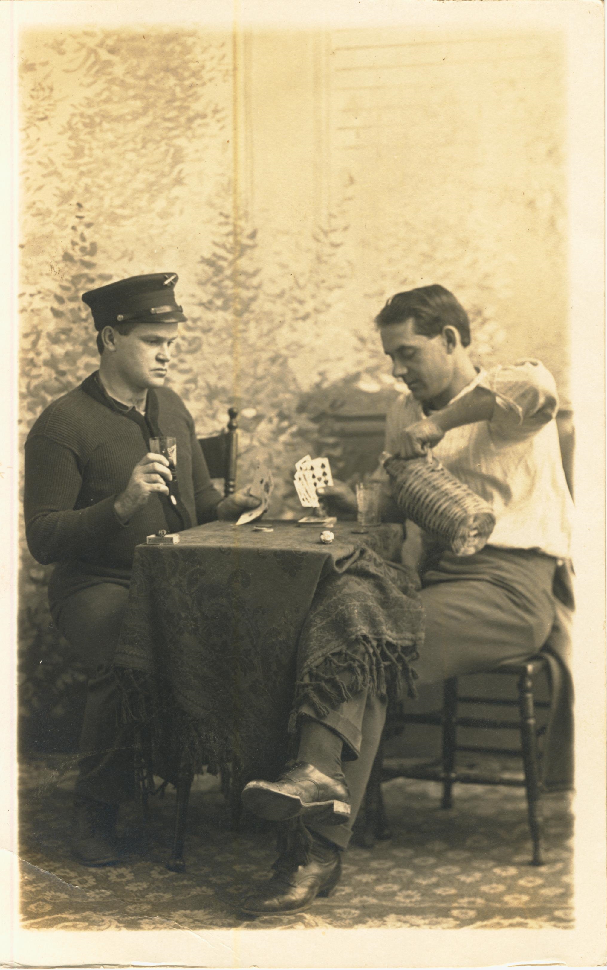 Playing Cards written on back Fort Worden WA