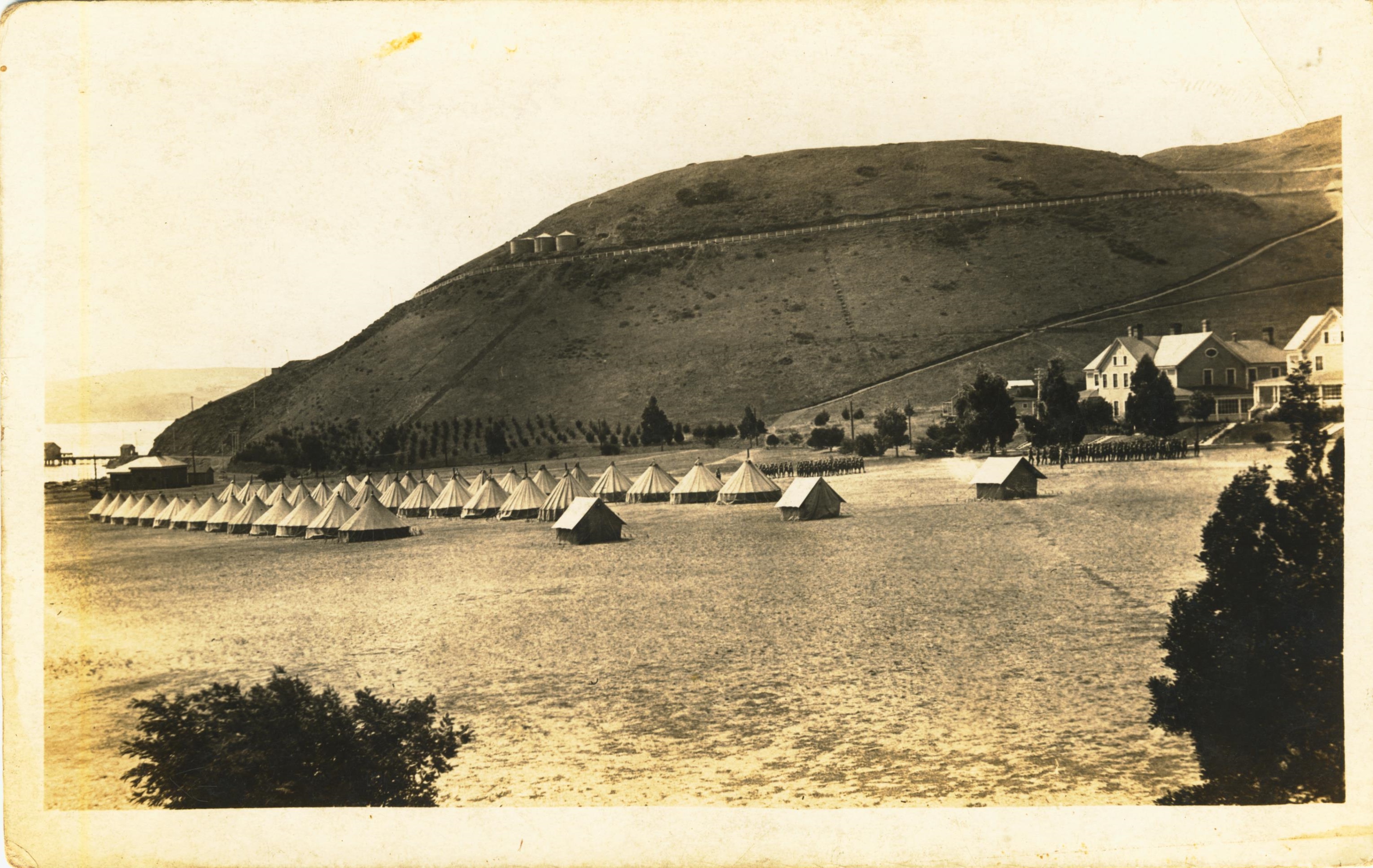 Tents on Parade Ground