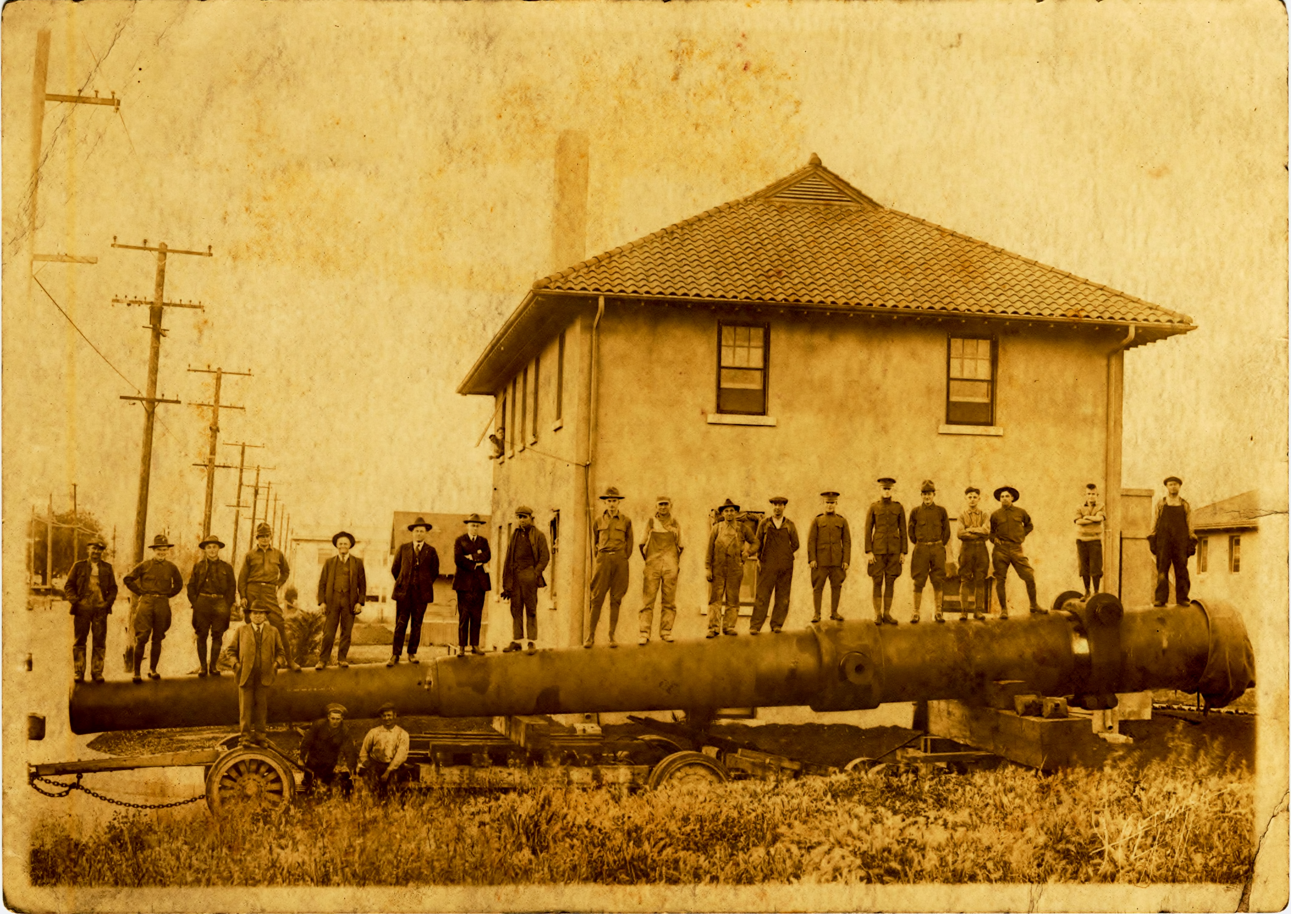 Transporting Gun Barrel Fort MacArthur CA photo 1