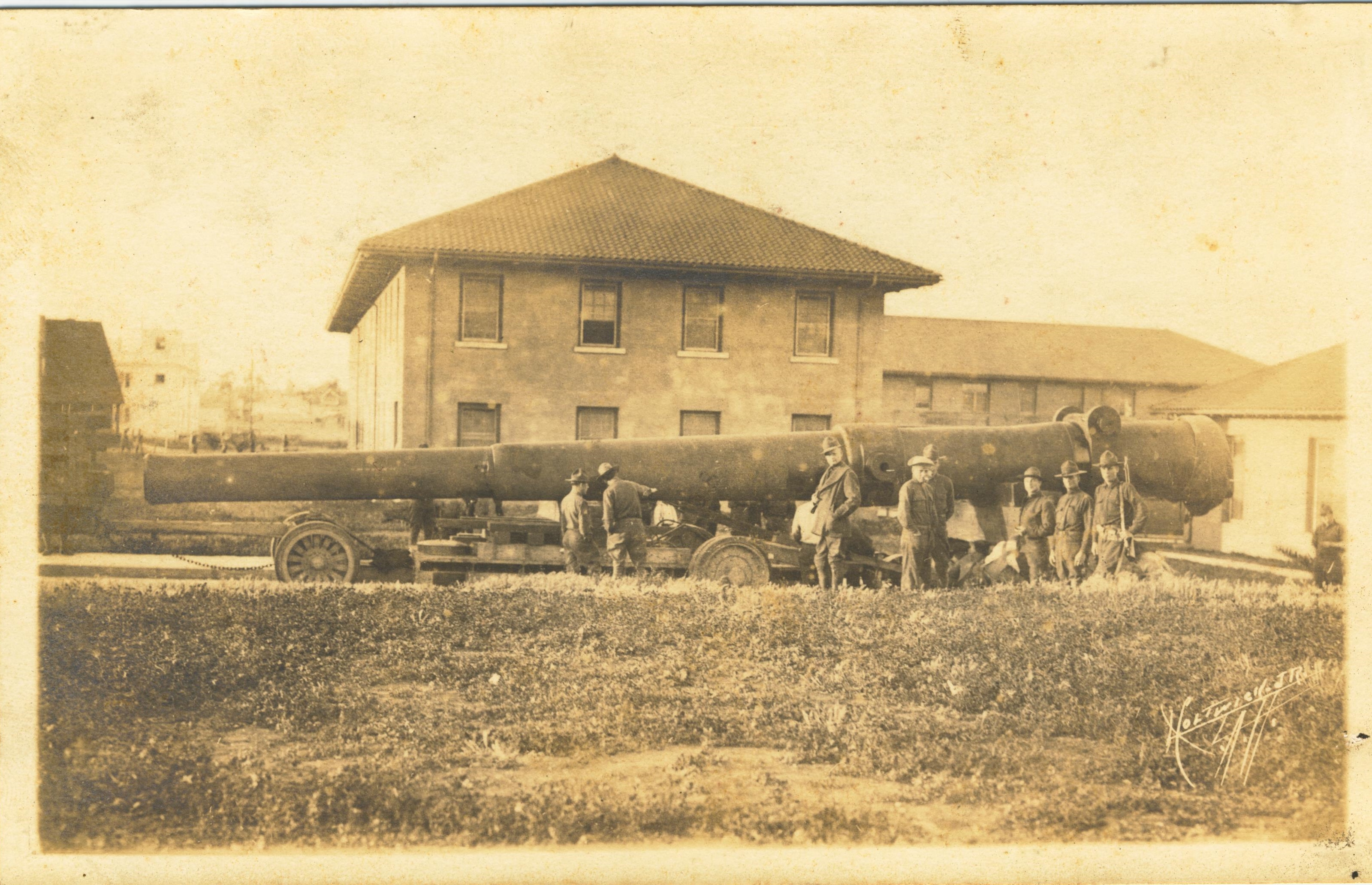 Transporting Gun Barrel Fort MacArthur CA photo 2