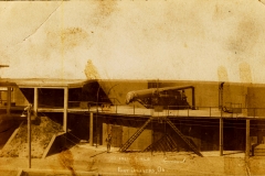 10 Inch Rifle Fort Stevens OR View of Battery Walker