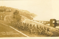 115th Company C.A.C. Fort Rosecrans CA dated on back May 12 1916