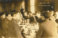 160th Company Mess Hall Christmas Dinner 1912 Fort Stevens OR