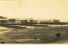 63rd Artillery on Review Fort Worden Wash May 22 1918