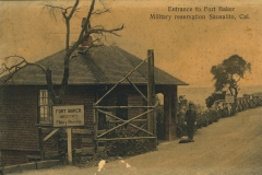 Entrance to Fort Baker CA