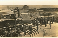 Loading Disappearing Gun written on back Fort Worden