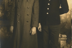 On back Joe Farthing 63rd Co. C.A.C. Fort Worden