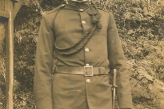 On back written Pvt Over Fort Columbia WA 1908