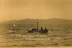 Towing Target Used In Mine Practice At Fort Stevens Ore May 12 1914