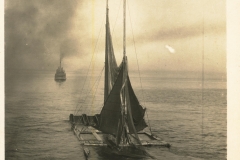 USS Major Evan Thomas Towing Wrecked Target Torkas Studio No 144