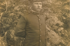 Written on back Pvy Anthony G Boolgin Fort Columbia WA 1910