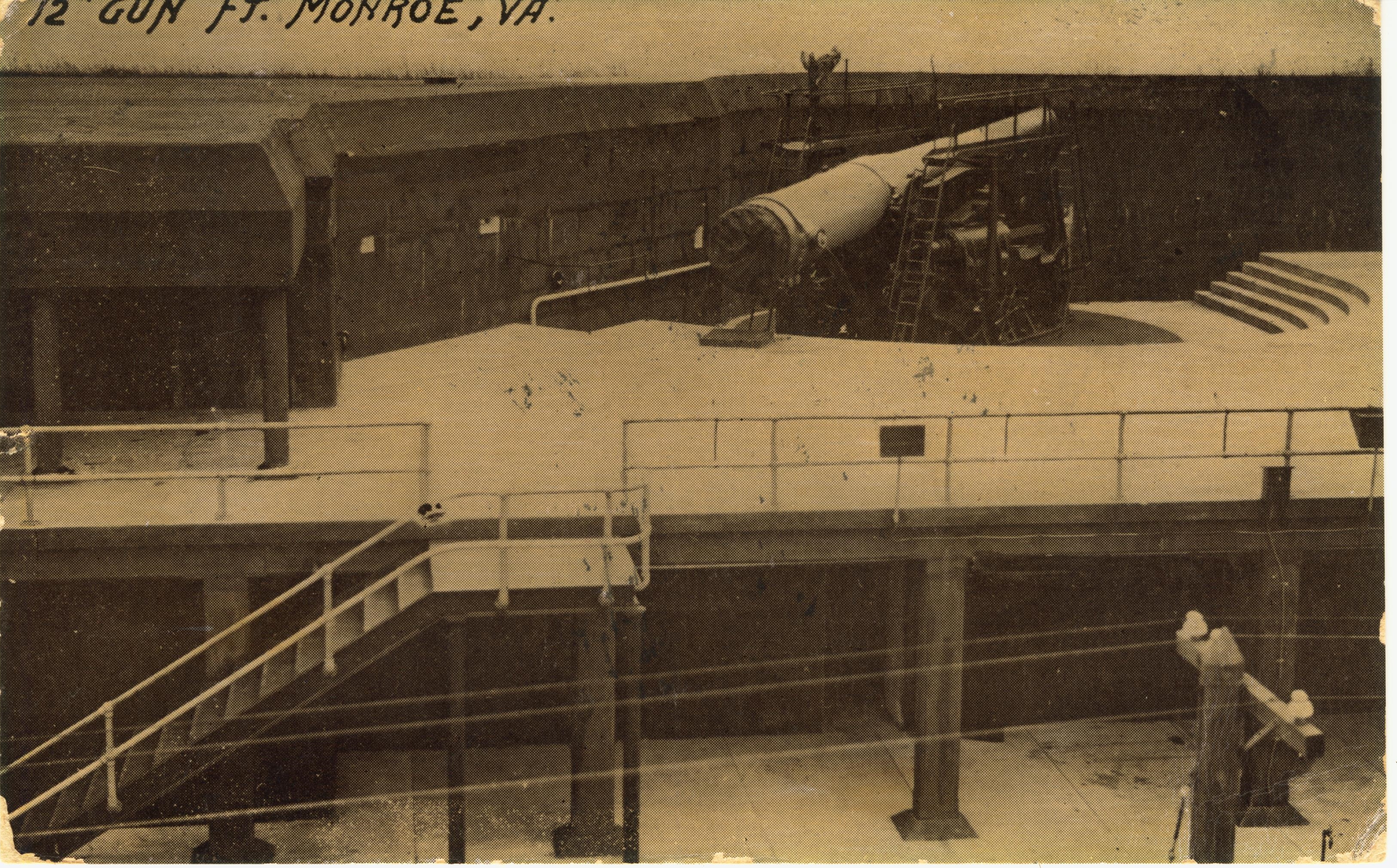 12 Inch Gun Fort Monroe VA