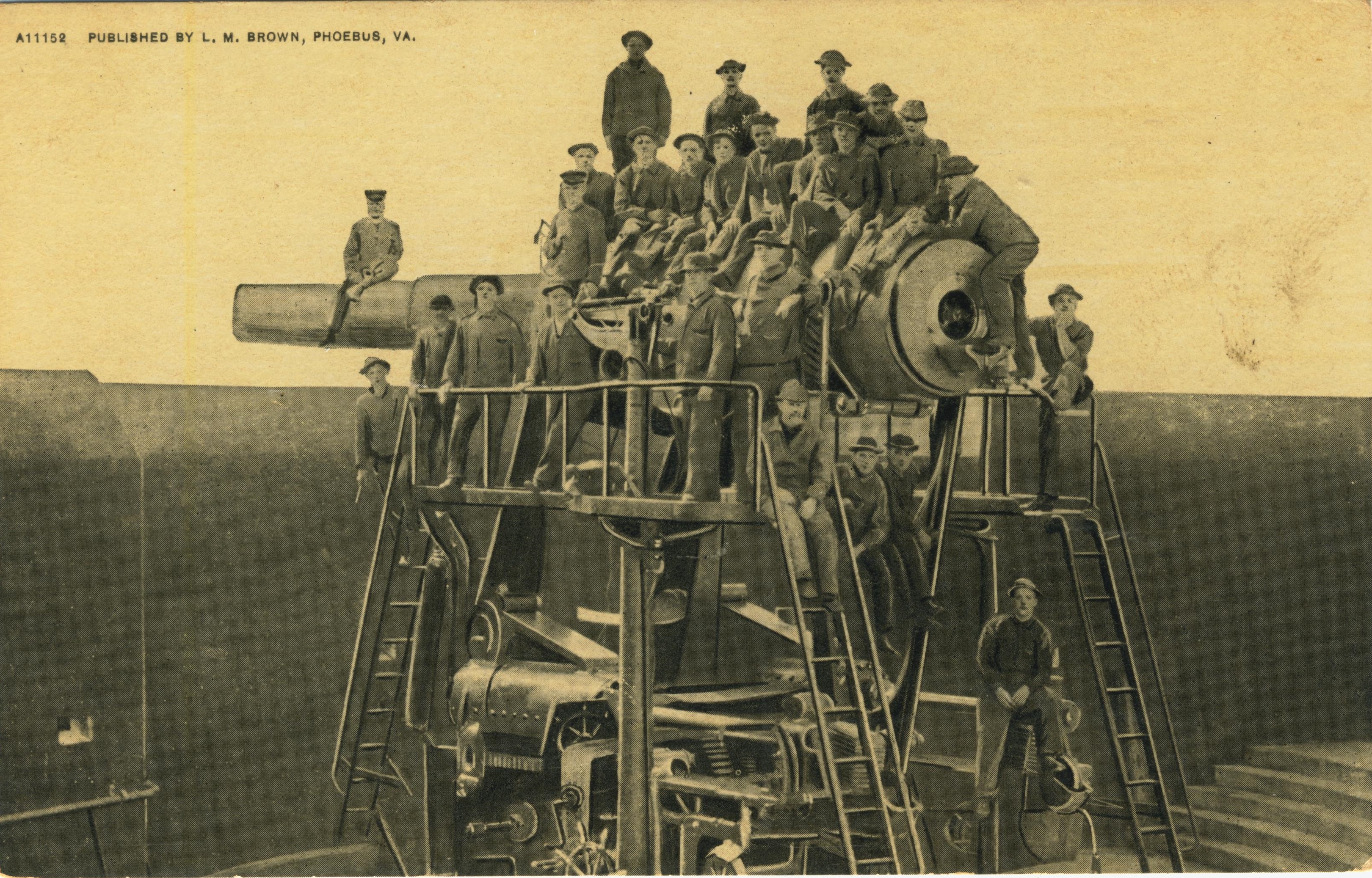 Battery De Russey Gun Explosion front of card