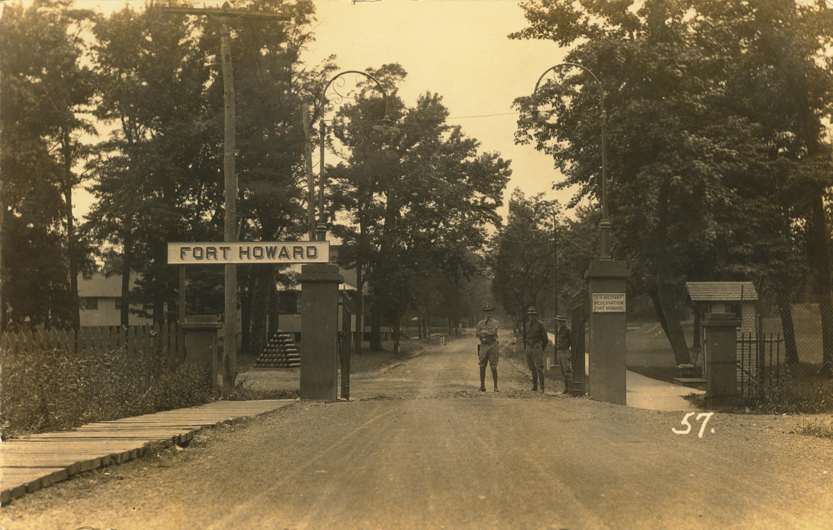 Entrance Fort Howard MD