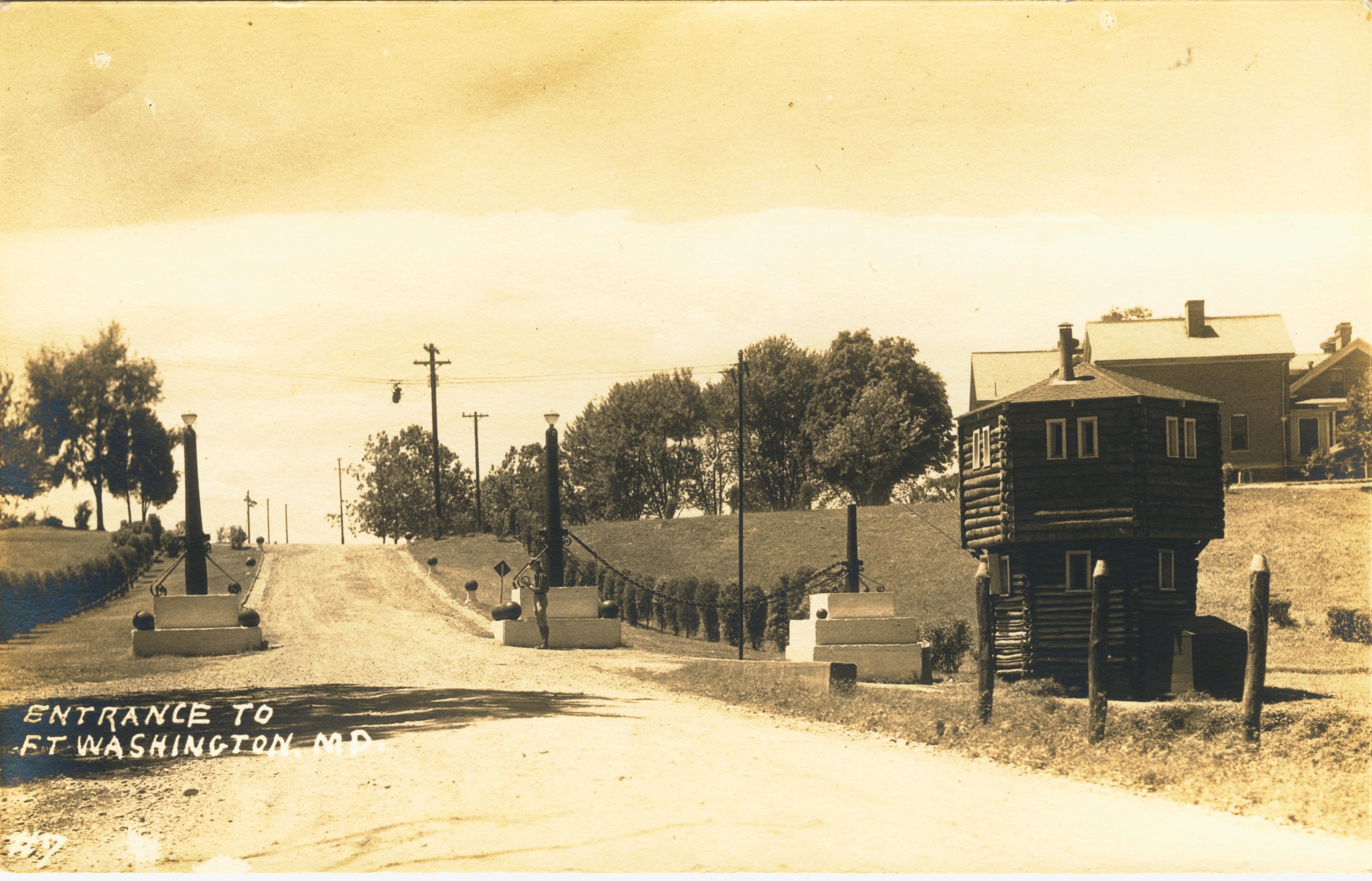 Entrance to Fort Washington MD