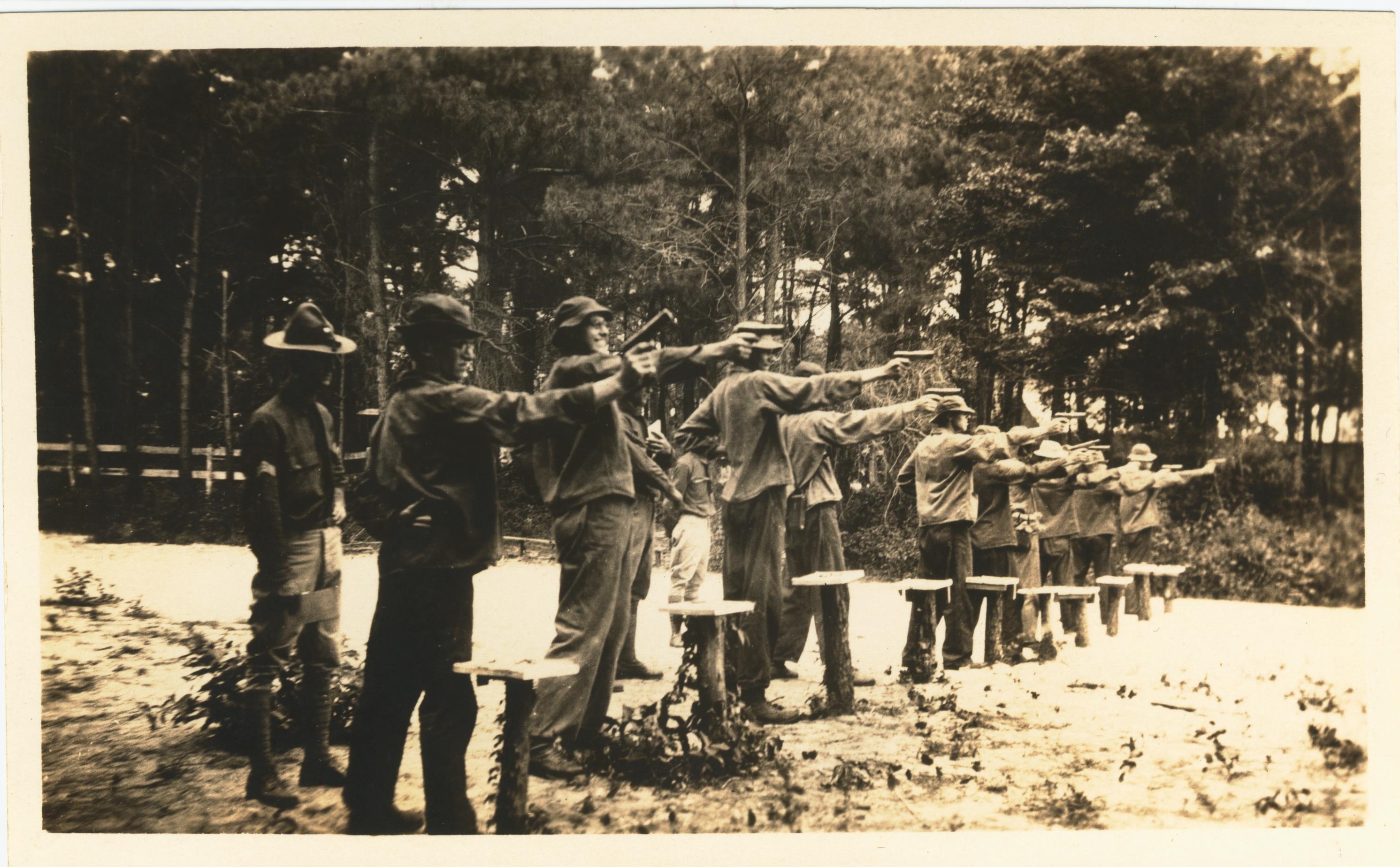 Fort Monroe June 28 1923 Pistol Practice