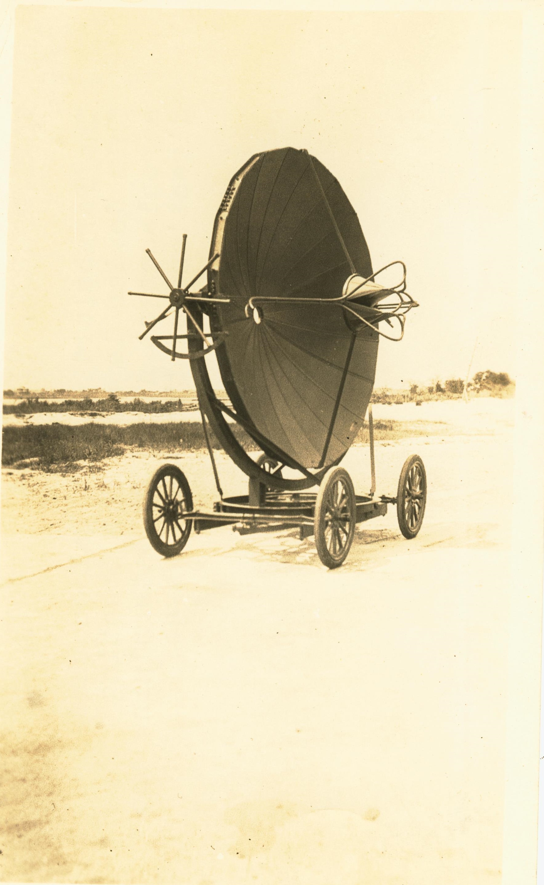 Fort Monroe VA July 1923 Parabaloid at the Balloon Sheds
