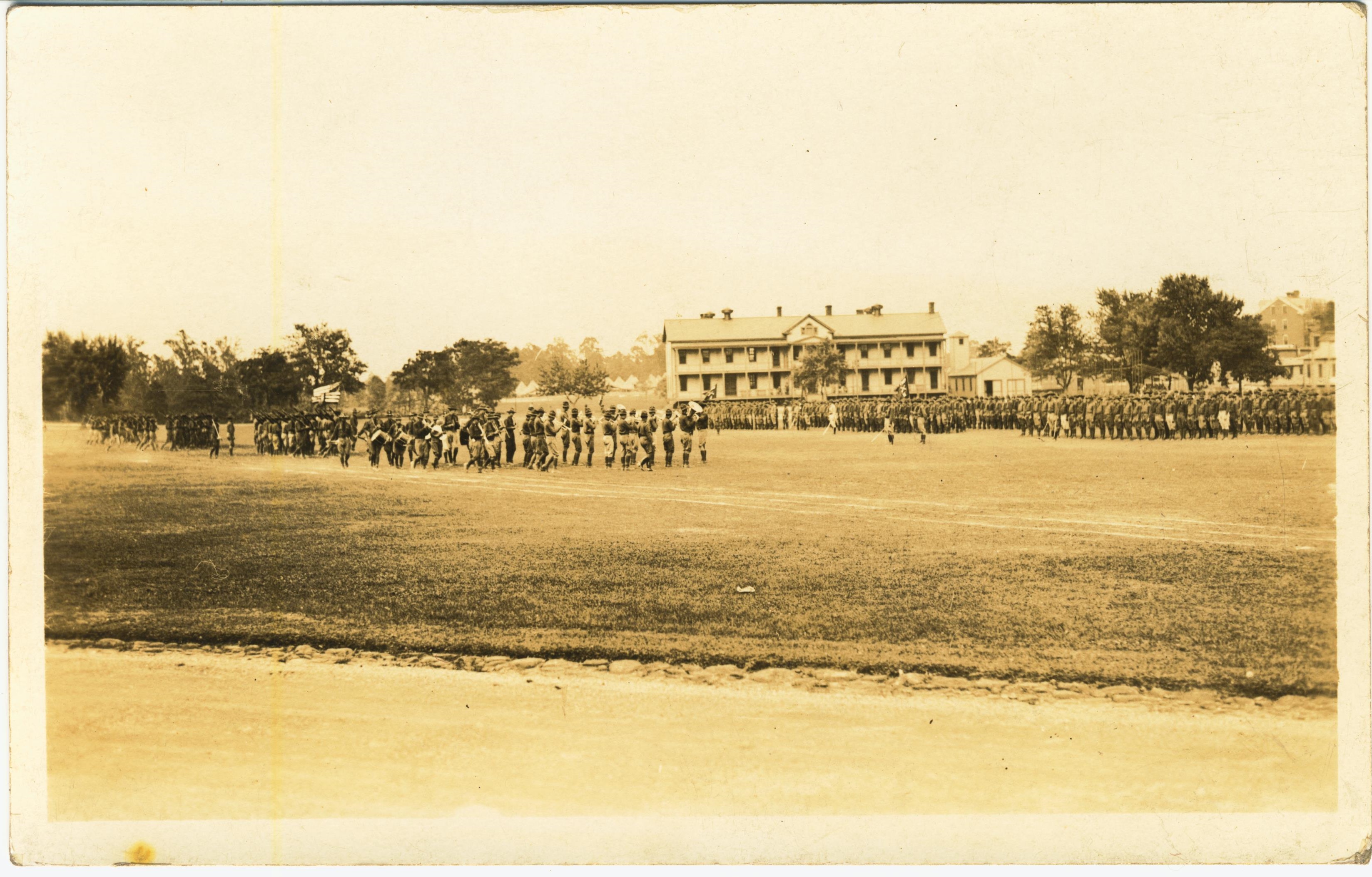 Soldiers Marching likely at Fort Washington MD