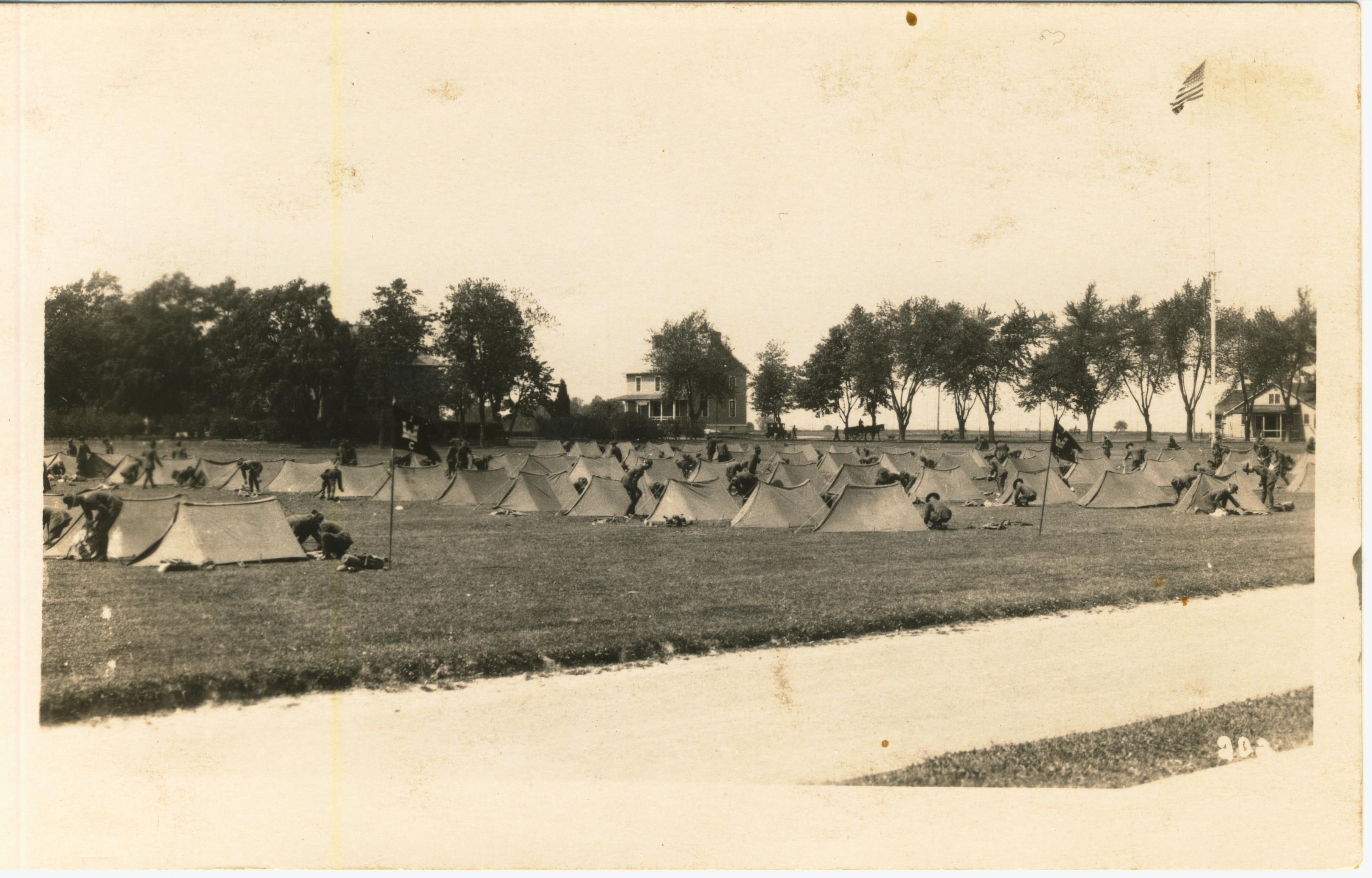 Tents at Fort DuPont DE