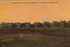 Battalion Passing In Review Before Major Gen F. D. Grant Fort Washington MD