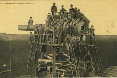 Battery De Russey Gun Explosion front of card