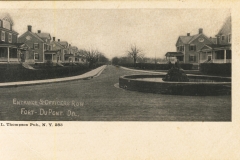 Entrance and Officers Row Fort DuPont DE