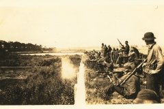 Fort Monroe VA June 26 1923 The firing range Stuart Seeley is first in line