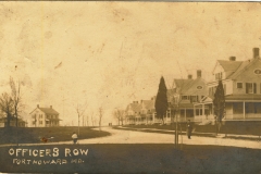 Officers Row Fort Howard MD postmarked 1907