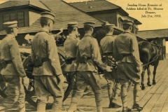Sending Home Remains Fort Monroe Disaster July 21 1910
