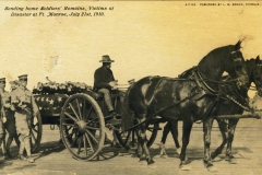 Sending home Soldiers Remains Victims of Disaster Fort Monroe July 21st 1910