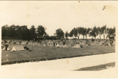 Tents at Fort DuPont DE