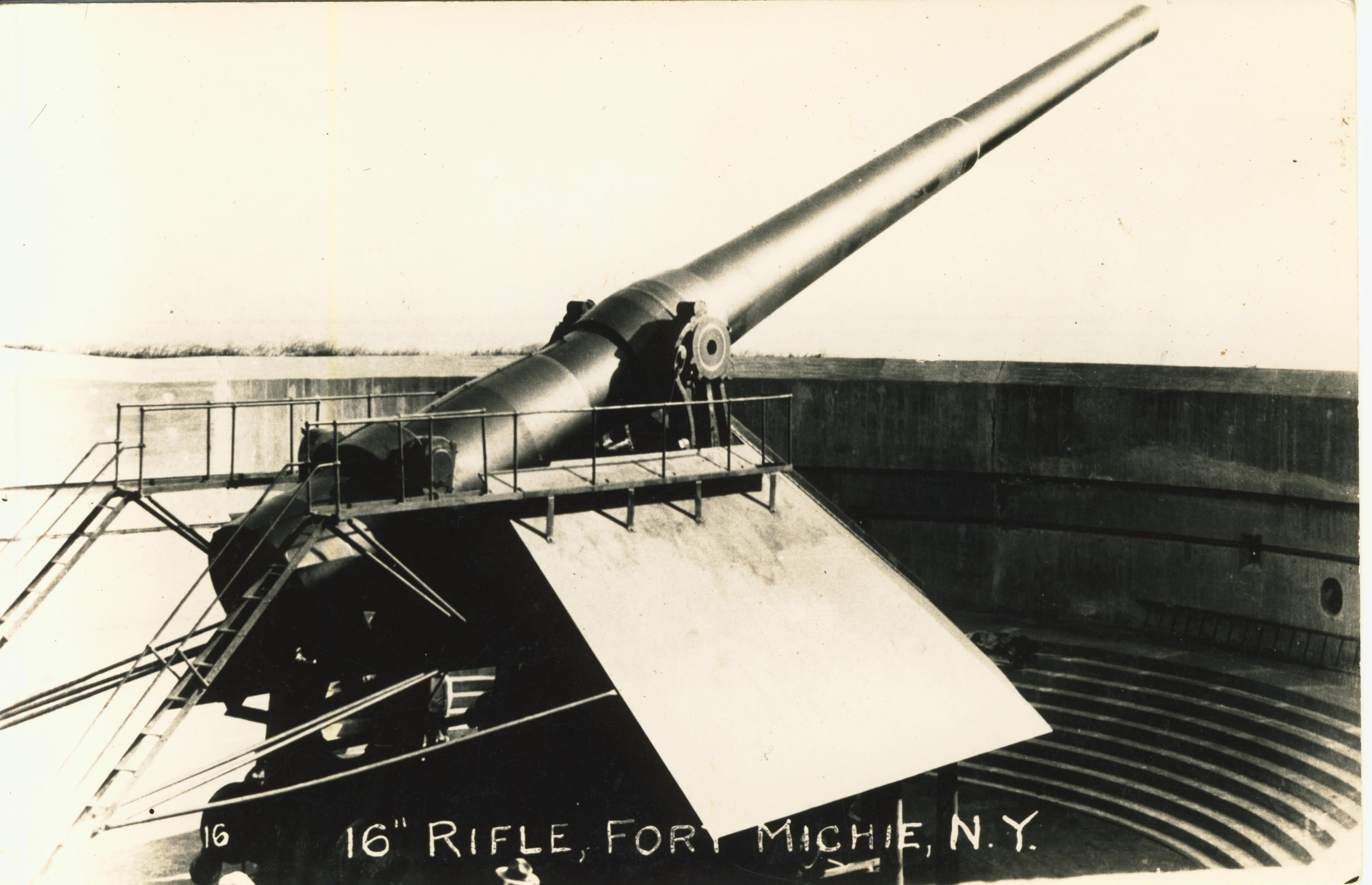 16 inch rifle Fort Michie NY