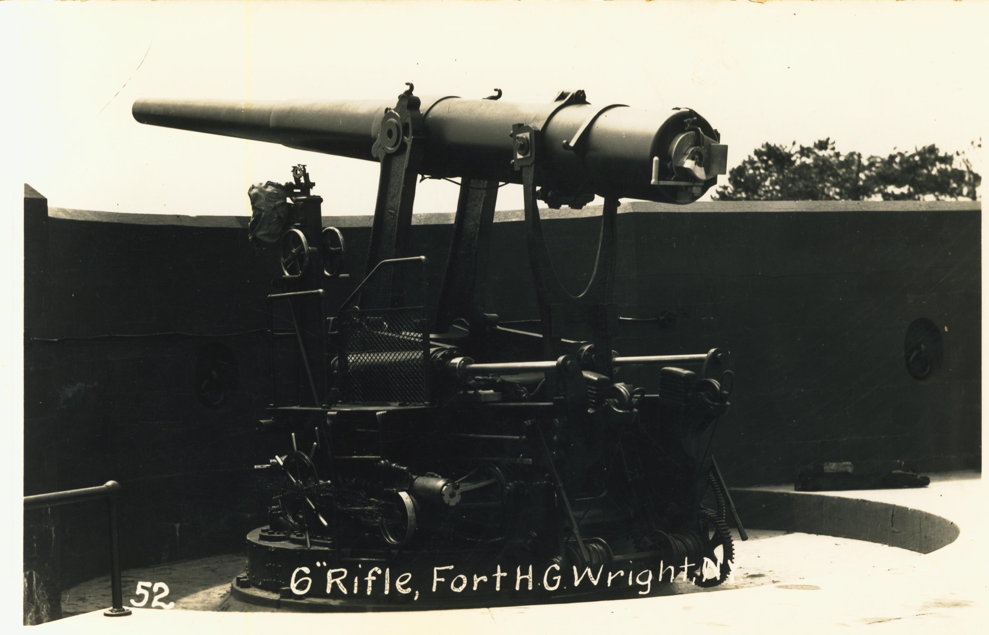 6 inch rifle Fort H. G. Wright NY