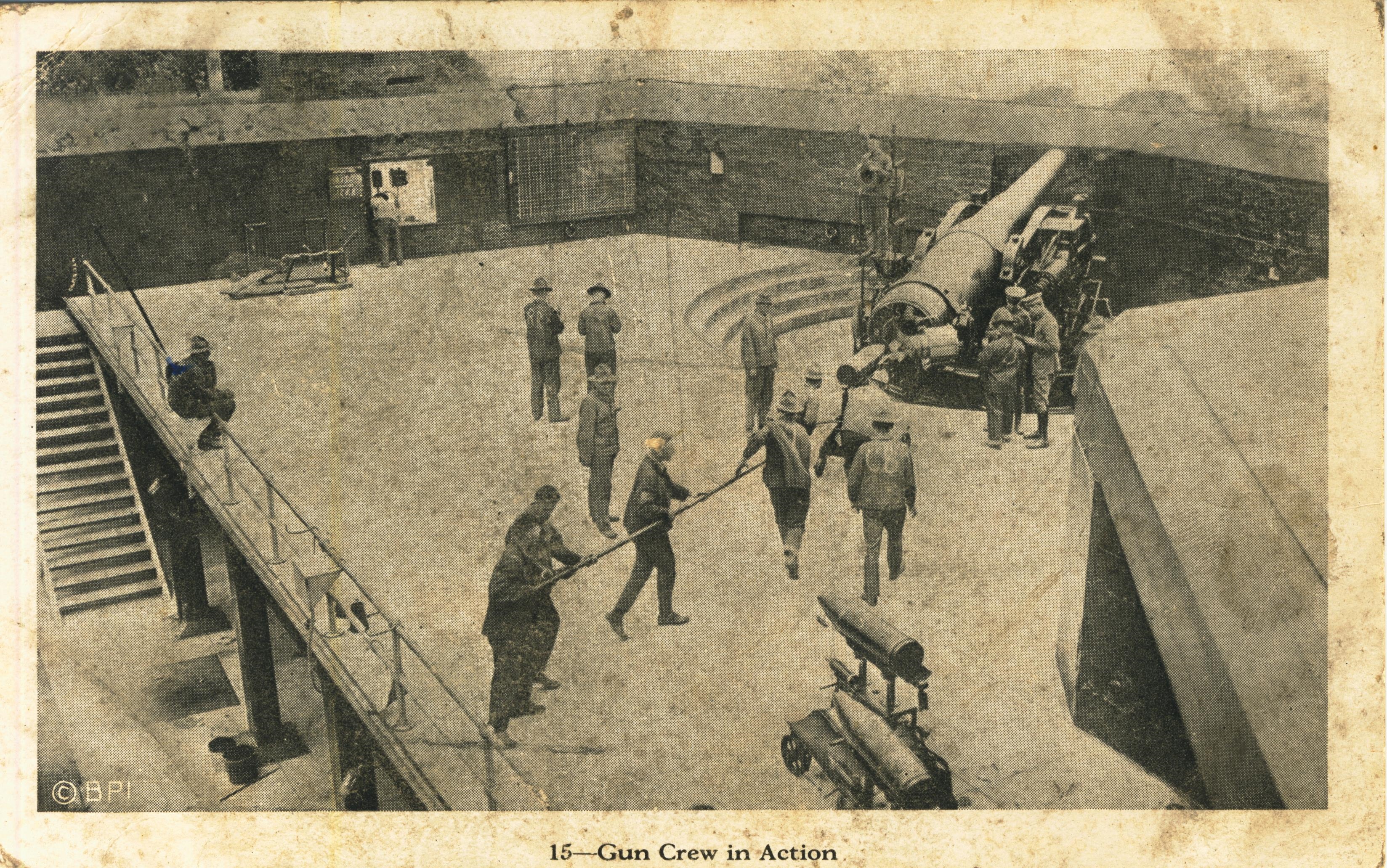 Gun crew in action